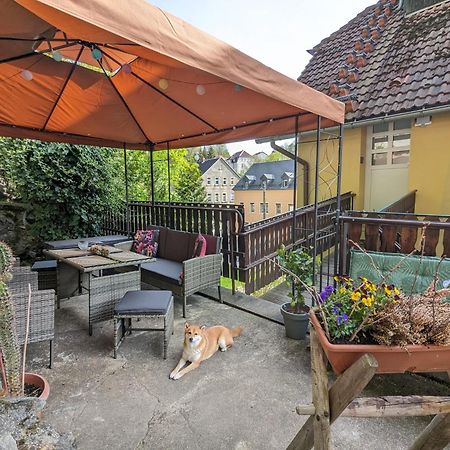 Waldblickwohnung Mit Schoener Terrasse Und Kamin Зебниц Экстерьер фото